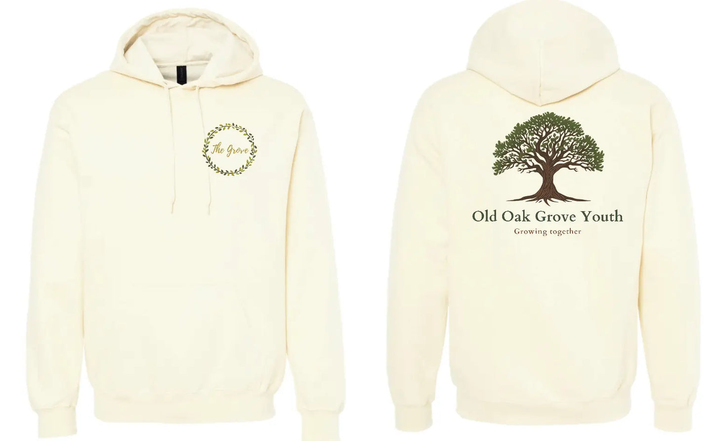 Gildan® Softstyle® Midweight Hoodie- Off White - PrinthouseOB