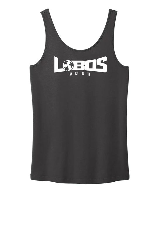 LOBOS RUSH Ladies Beach Wash® TANK - WHITE PRINT - 6 COLOR OPTIONS PrinthouseOB