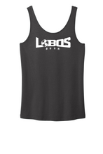 Load image into Gallery viewer, LOBOS RUSH Ladies Beach Wash® TANK - WHITE PRINT - 6 COLOR OPTIONS