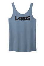 Load image into Gallery viewer, LOBOS RUSH Ladies Beach Wash® TANK - BLACK PRINT - 6 COLOR OPTIONS