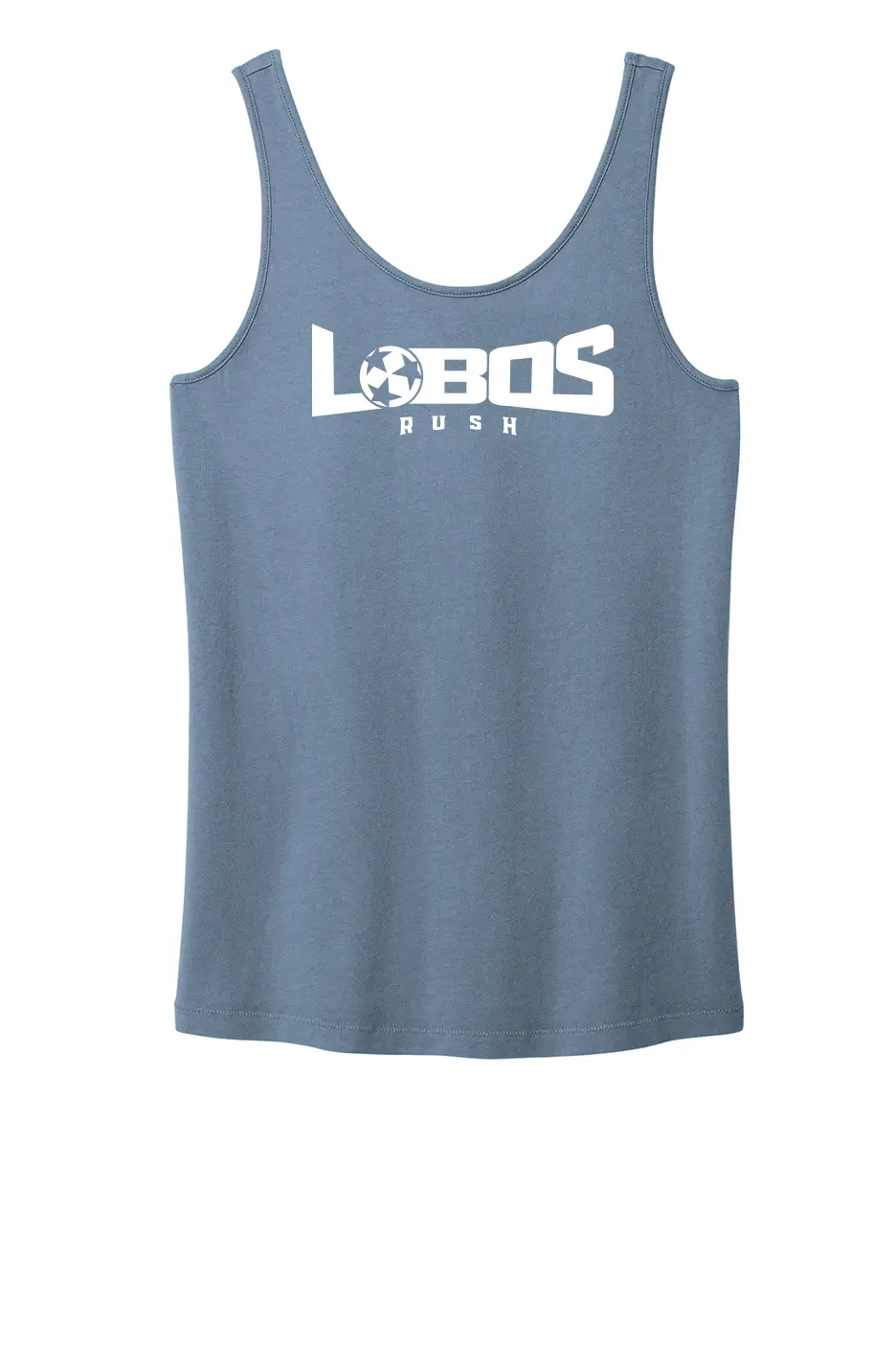 LOBOS RUSH Ladies Beach Wash® TANK - WHITE PRINT - 6 COLOR OPTIONS PrinthouseOB
