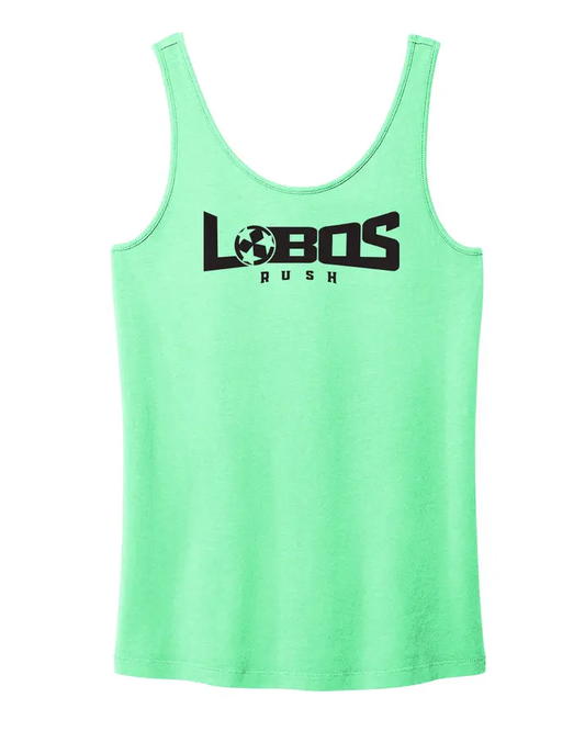 LOBOS RUSH Ladies Beach Wash® TANK - BLACK PRINT - 6 COLOR OPTIONS PrinthouseOB