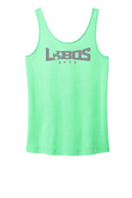 Load image into Gallery viewer, LOBOS RUSH Ladies Beach Wash® TANK - GREY PRINT - 7 COLOR OPTIONS