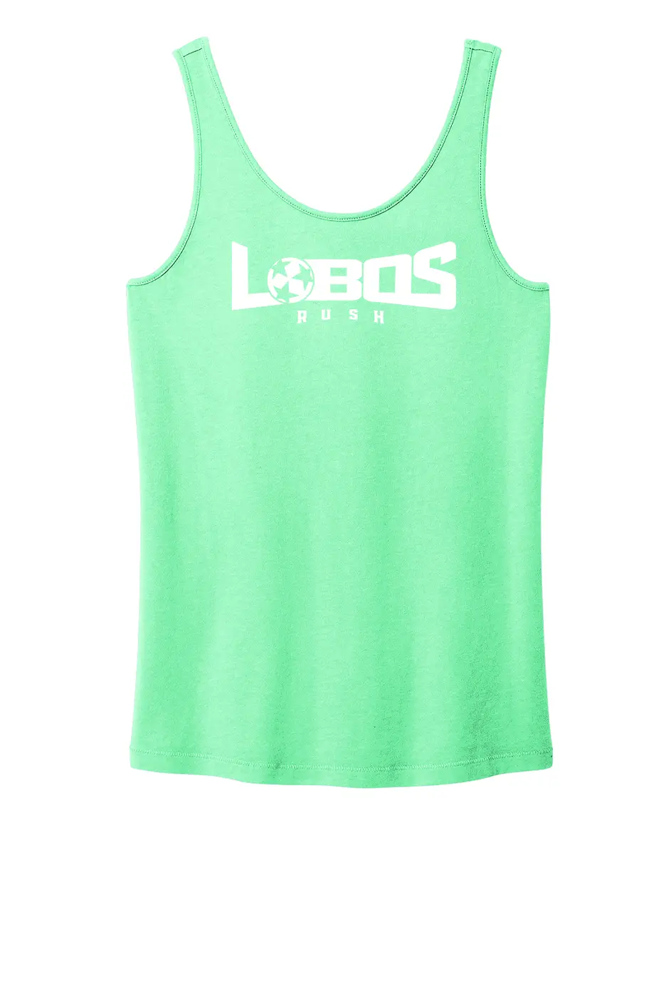 LOBOS RUSH Ladies Beach Wash® TANK - WHITE PRINT - 6 COLOR OPTIONS PrinthouseOB