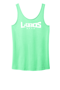 LOBOS RUSH Ladies Beach Wash® TANK - WHITE PRINT - 6 COLOR OPTIONS