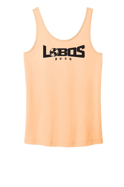 LOBOS RUSH Ladies Beach Wash® TANK - BLACK PRINT - 6 COLOR OPTIONS PrinthouseOB