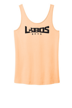 Load image into Gallery viewer, LOBOS RUSH Ladies Beach Wash® TANK - BLACK PRINT - 6 COLOR OPTIONS