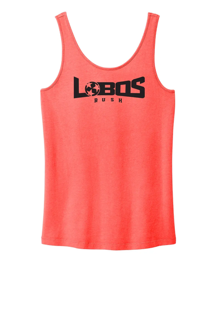LOBOS RUSH Ladies Beach Wash® TANK - BLACK PRINT - 6 COLOR OPTIONS PrinthouseOB