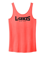 Load image into Gallery viewer, LOBOS RUSH Ladies Beach Wash® TANK - BLACK PRINT - 6 COLOR OPTIONS