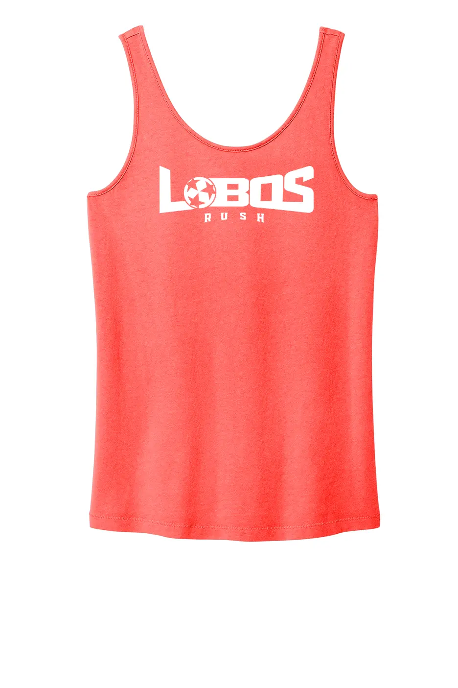 LOBOS RUSH Ladies Beach Wash® TANK - WHITE PRINT - 6 COLOR OPTIONS PrinthouseOB
