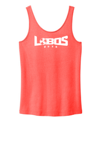 LOBOS RUSH Ladies Beach Wash® TANK - WHITE PRINT - 6 COLOR OPTIONS