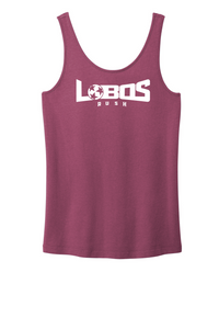 LOBOS RUSH Ladies Beach Wash® TANK - WHITE PRINT - 6 COLOR OPTIONS