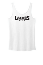 Load image into Gallery viewer, LOBOS RUSH Ladies Beach Wash® TANK - BLACK PRINT - 6 COLOR OPTIONS