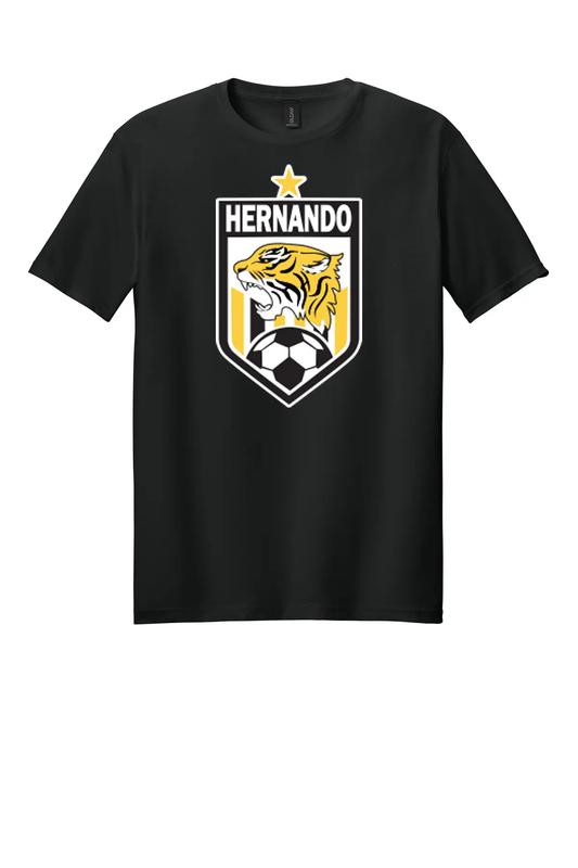 Hernando Soccer Crest Tee - Gildan Softstyle - 7 Color Options PrinthouseOB
