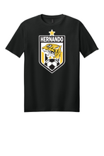 Load image into Gallery viewer, Hernando Soccer Crest Tee - Gildan Softstyle - 7 Color Options