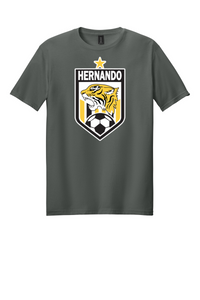 Hernando Soccer Crest Tee - Gildan Softstyle - 7 Color Options