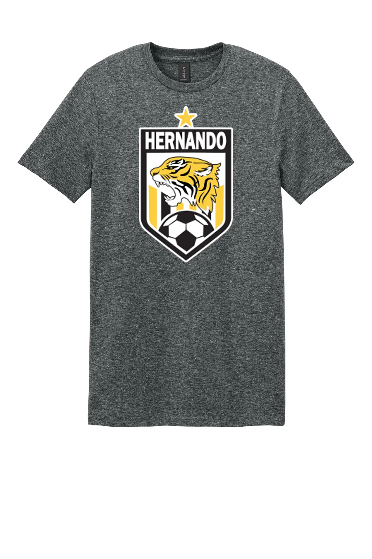 Hernando Soccer Crest Tee - Gildan Softstyle - 7 Color Options PrinthouseOB
