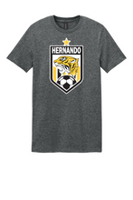 Load image into Gallery viewer, Hernando Soccer Crest Tee - Gildan Softstyle - 7 Color Options