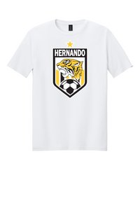 Hernando Soccer Crest Tee - Gildan Softstyle - 7 Color Options