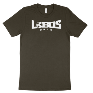 LOBOS RUSH BELLA TEE - WHITE PRINT - 14 COLOR OPTIONS