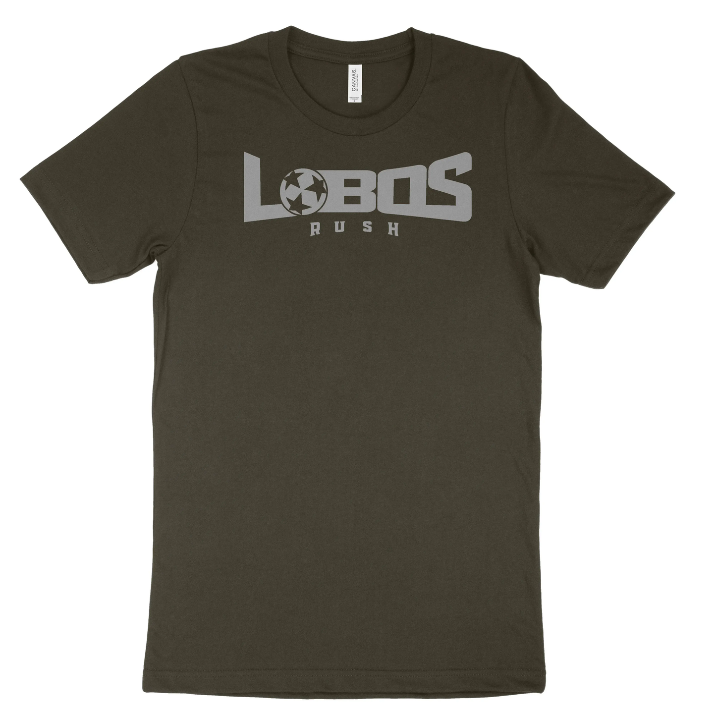 LOBOS RUSH BELLA TEE - GREY PRINT - 15 COLOR OPTIONS PrinthouseOB