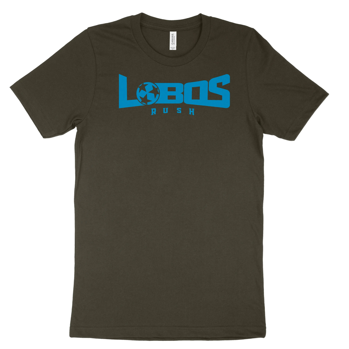 LOBOS RUSH BELLA TEE - RUSH BLUE PRINT - 8 COLOR OPTIONS PrinthouseOB