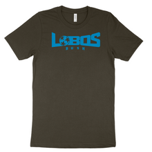 Load image into Gallery viewer, LOBOS RUSH BELLA TEE - RUSH BLUE PRINT - 8 COLOR OPTIONS