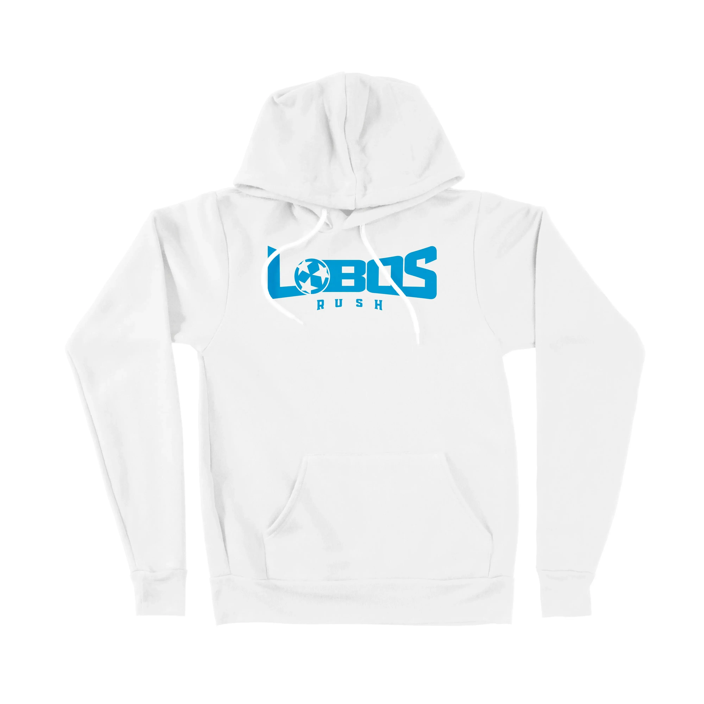 LOBOS RUSH BELLA CANVAS SPONGE FLEECE HOODIE - RUSH BLUE PRINT - 7 COLOR OPTIONS PrinthouseOB