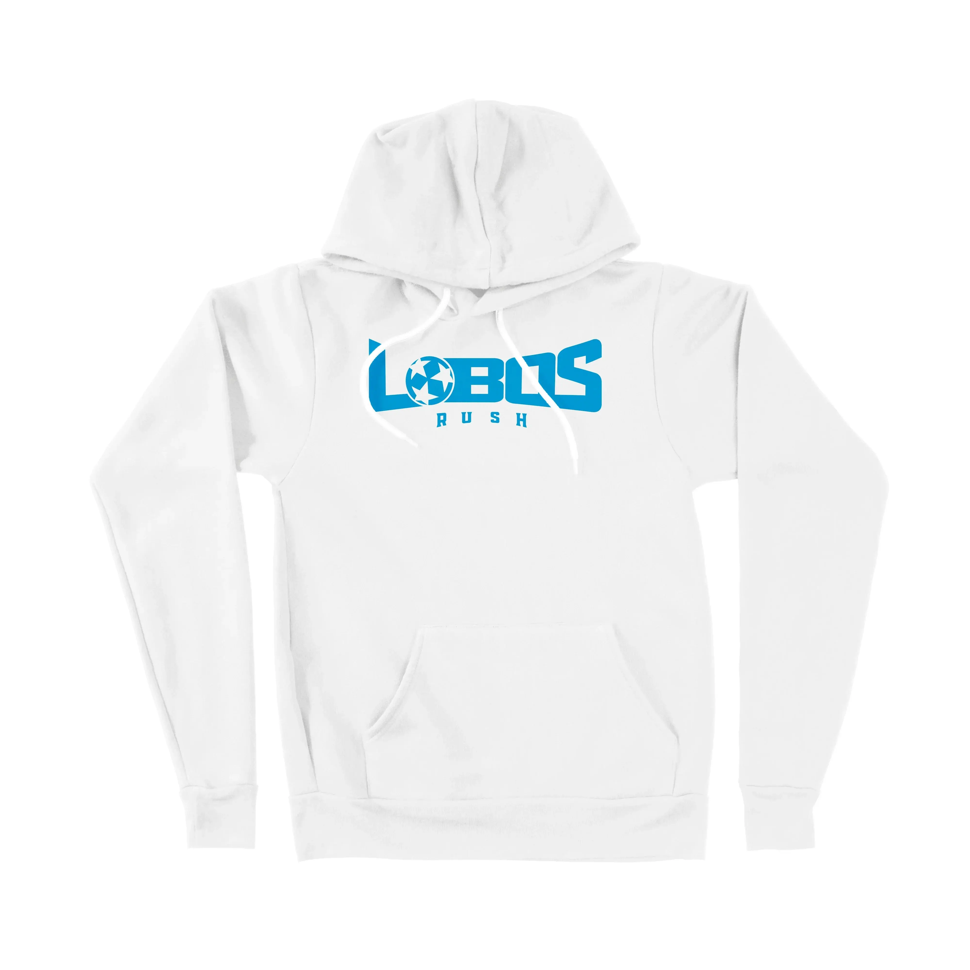 LOBOS RUSH BELLA CANVAS SPONGE FLEECE HOODIE - RUSH BLUE PRINT - 7 COLOR OPTIONS PrinthouseOB