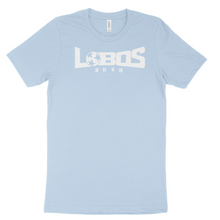 Load image into Gallery viewer, LOBOS RUSH BELLA TEE - WHITE PRINT - 14 COLOR OPTIONS