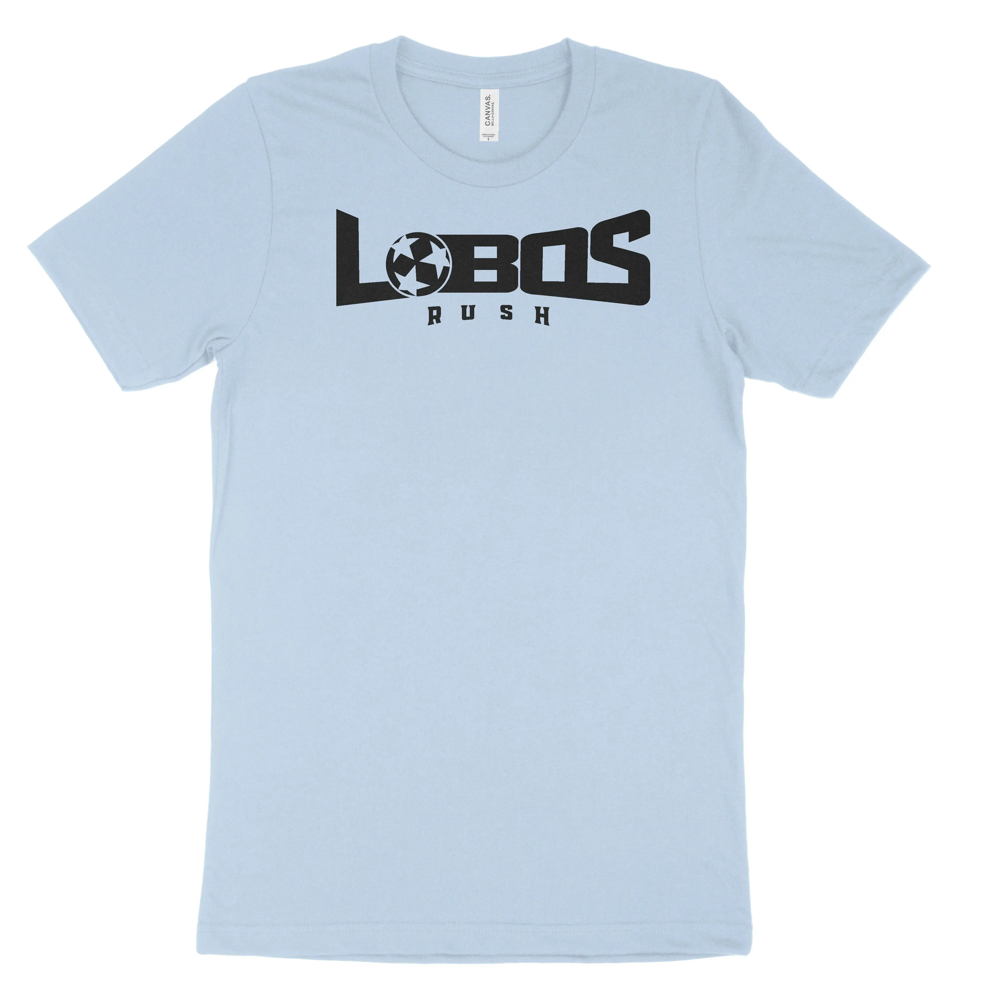 LOBOS RUSH BELLA TEE - BLACK PRINT - 10 COLOR OPTIONS PrinthouseOB