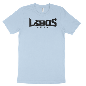 LOBOS RUSH BELLA TEE - BLACK PRINT