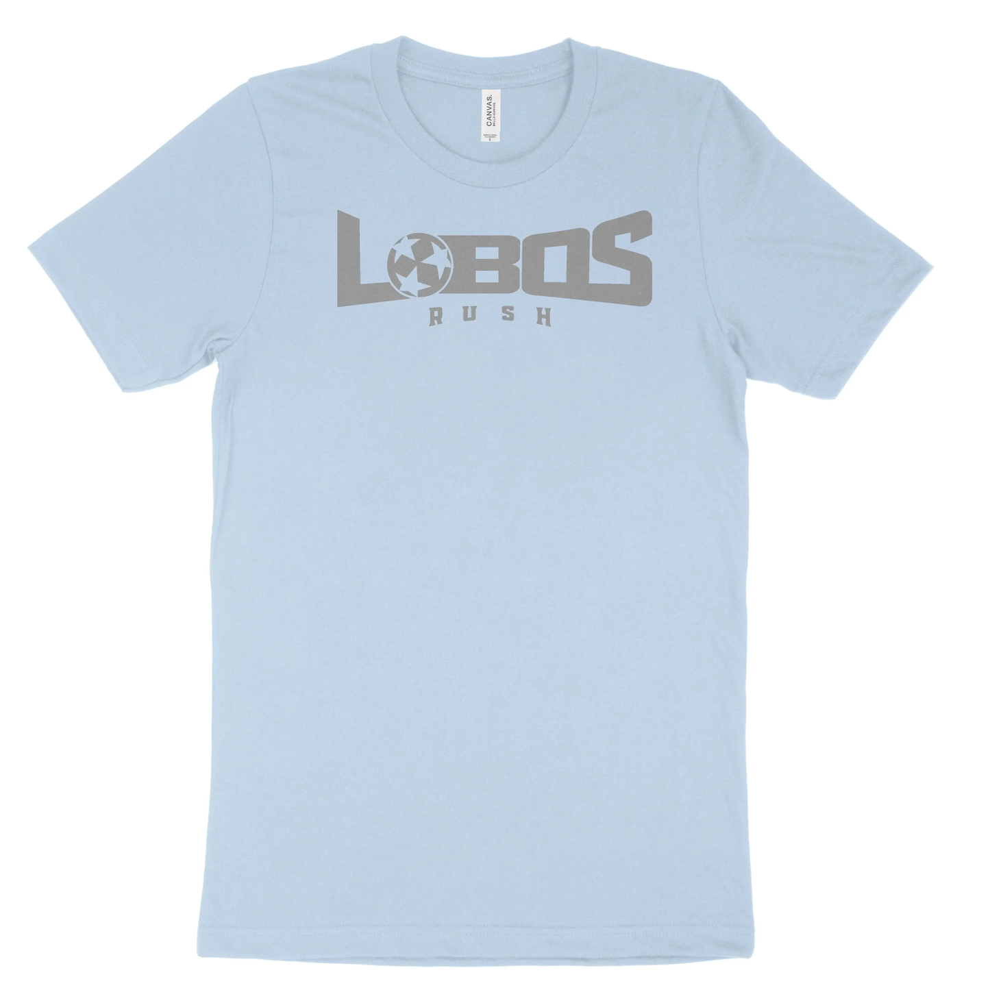 LOBOS RUSH BELLA TEE - GREY PRINT - 15 COLOR OPTIONS PrinthouseOB