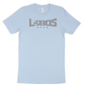 LOBOS RUSH BELLA TEE - GREY PRINT - 15 COLOR OPTIONS