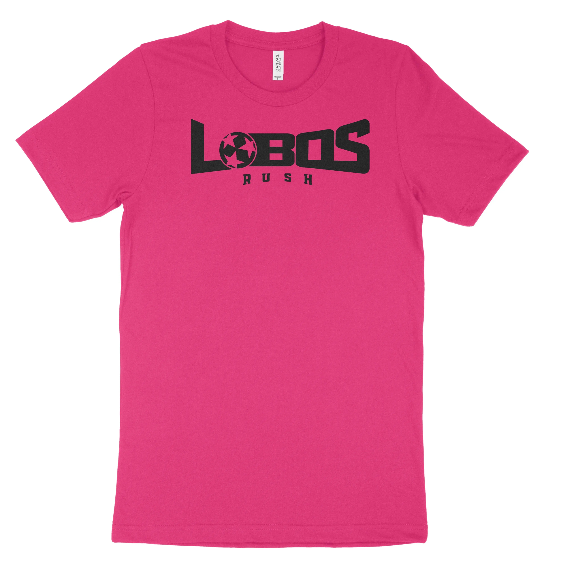 LOBOS RUSH BELLA TEE - BLACK PRINT - 10 COLOR OPTIONS PrinthouseOB