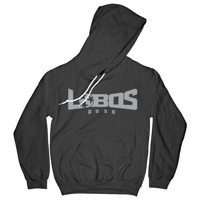 LOBOS RUSH GILDAN HOODIE - GREY PRINT - 12 COLOR OPTIONS PrinthouseOB
