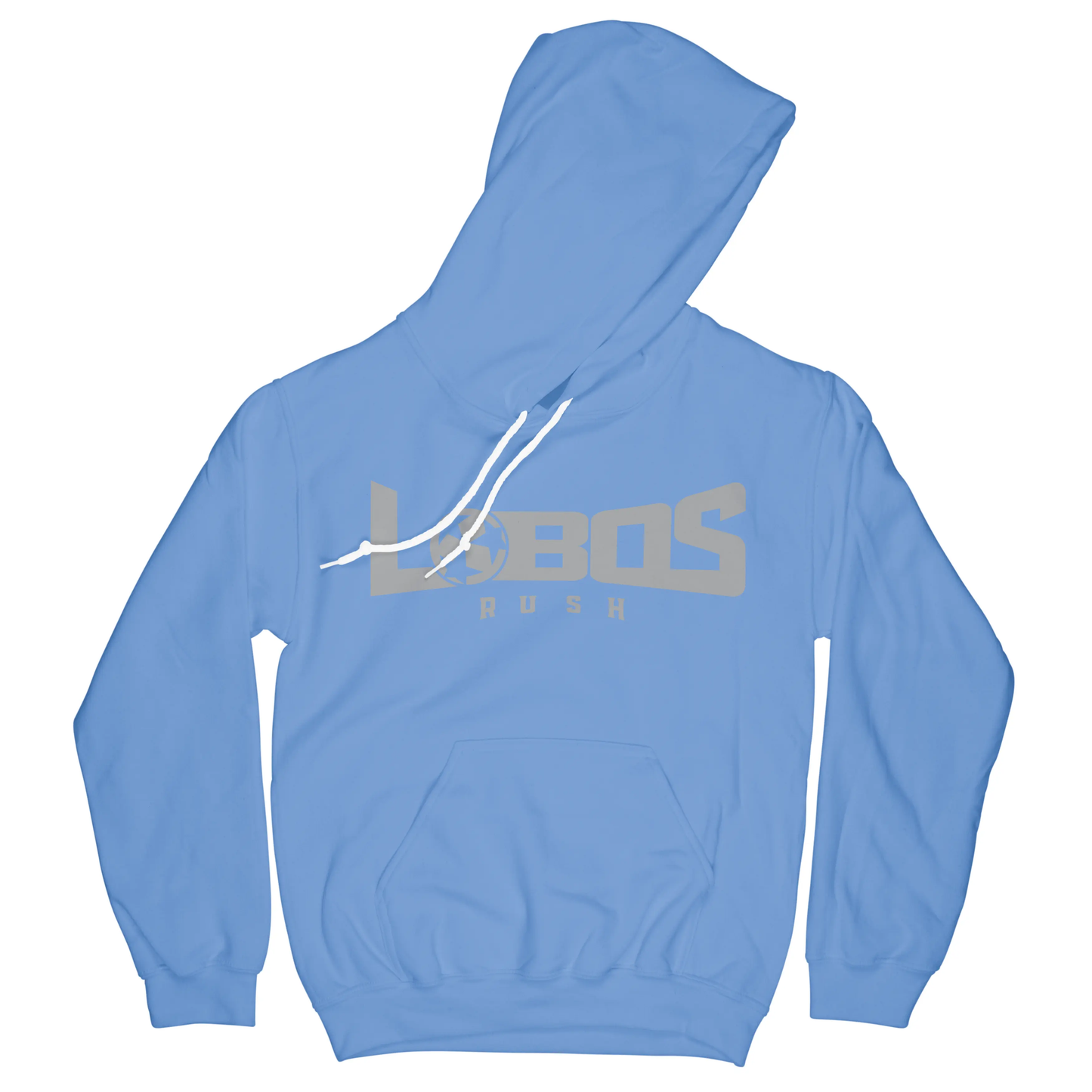 LOBOS RUSH GILDAN HOODIE - GREY PRINT - 12 COLOR OPTIONS PrinthouseOB