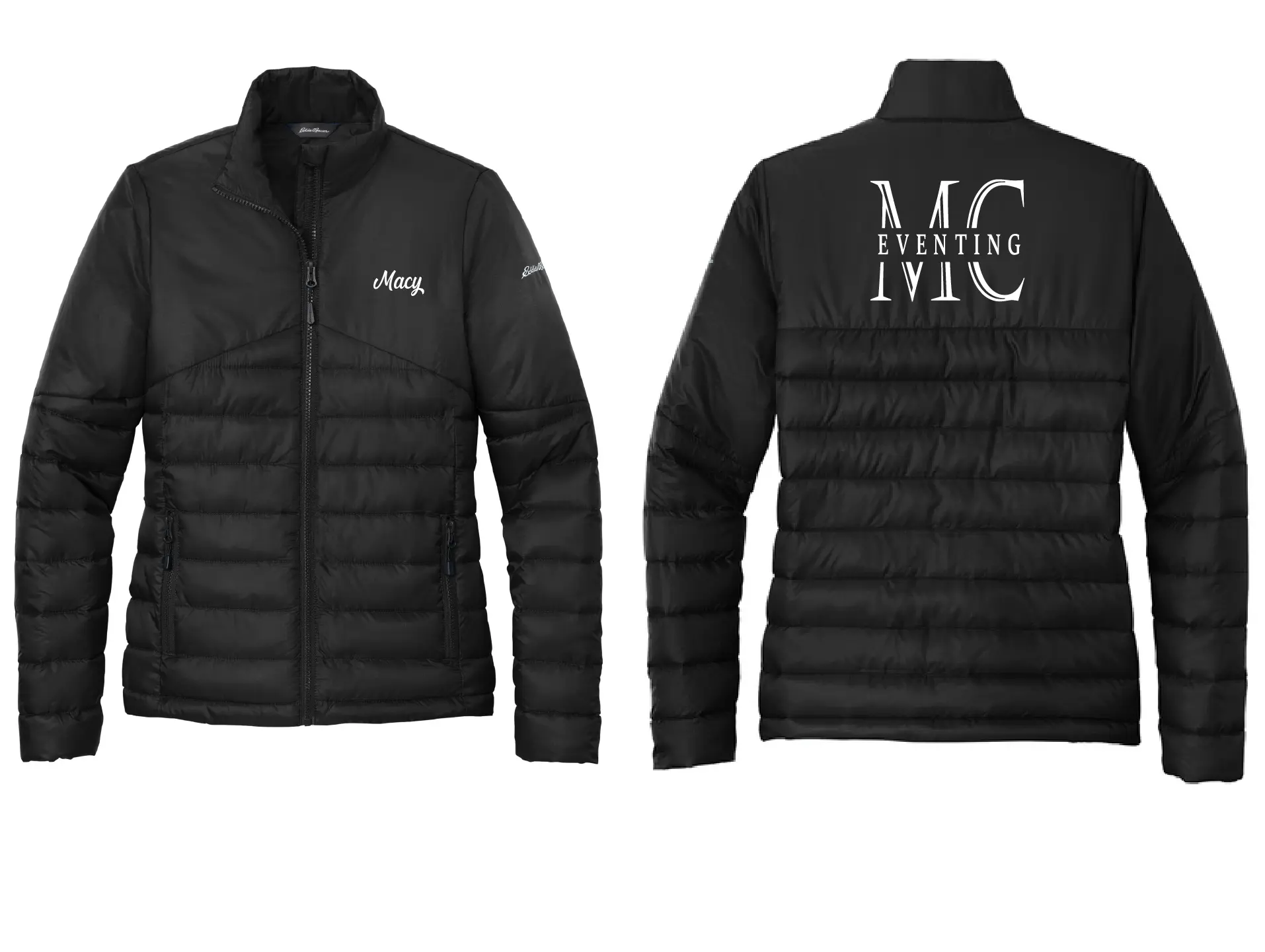 MC EVENTING - Eddie Bauer® Men's Quilted Jacket - BLACK PrinthouseOB