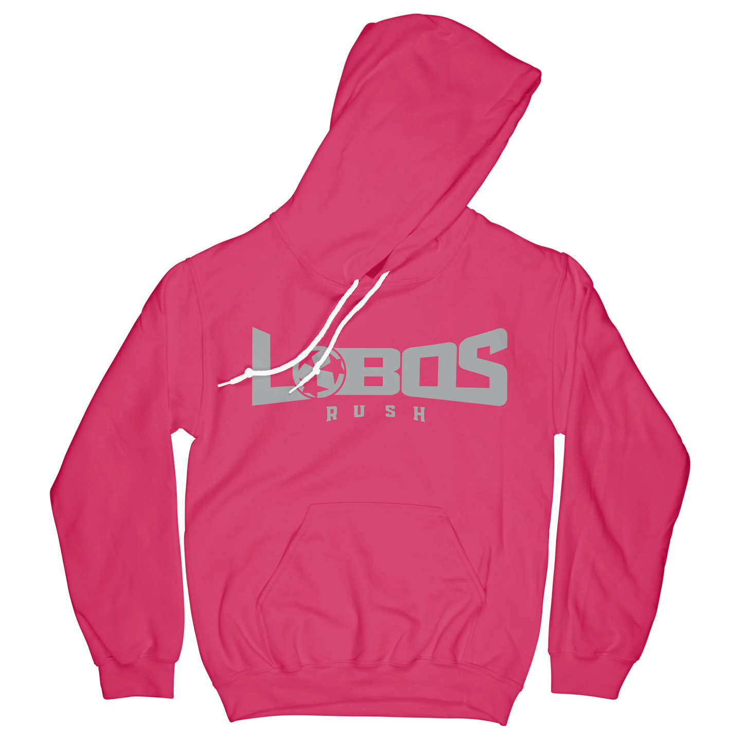 LOBOS RUSH GILDAN HOODIE - GREY PRINT - 12 COLOR OPTIONS PrinthouseOB