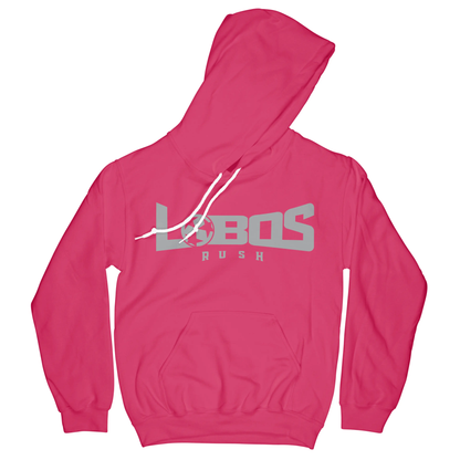 LOBOS RUSH GILDAN HOODIE - GREY PRINT - 12 COLOR OPTIONS PrinthouseOB