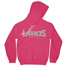 Load image into Gallery viewer, LOBOS RUSH GILDAN HOODIE - GREY PRINT - 12 COLOR OPTIONS