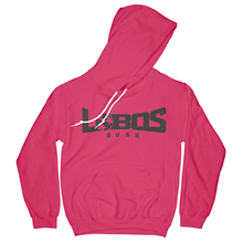 Load image into Gallery viewer, LOBOS RUSH GILDAN HOODIE - BLACK PRINT