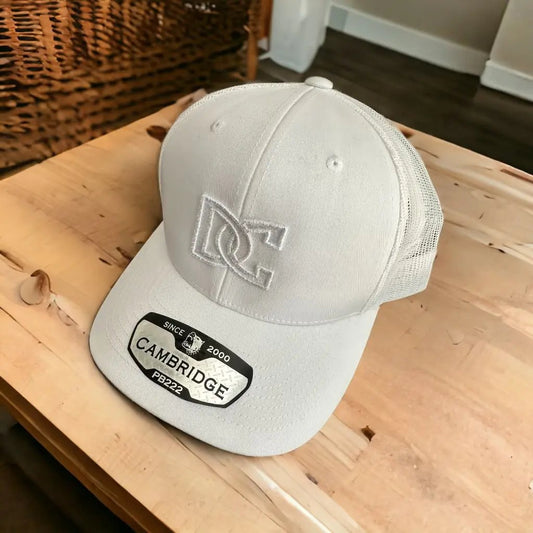 DESOTO CENTRAL - WHITE LOGO TRUCKER HAT PrinthouseOB