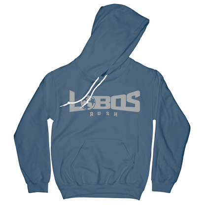 LOBOS RUSH GILDAN HOODIE - GREY PRINT - 12 COLOR OPTIONS PrinthouseOB