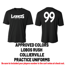 Load image into Gallery viewer, Lobos Rush - Collierville Approved Practice Jerseys - 4 Options
