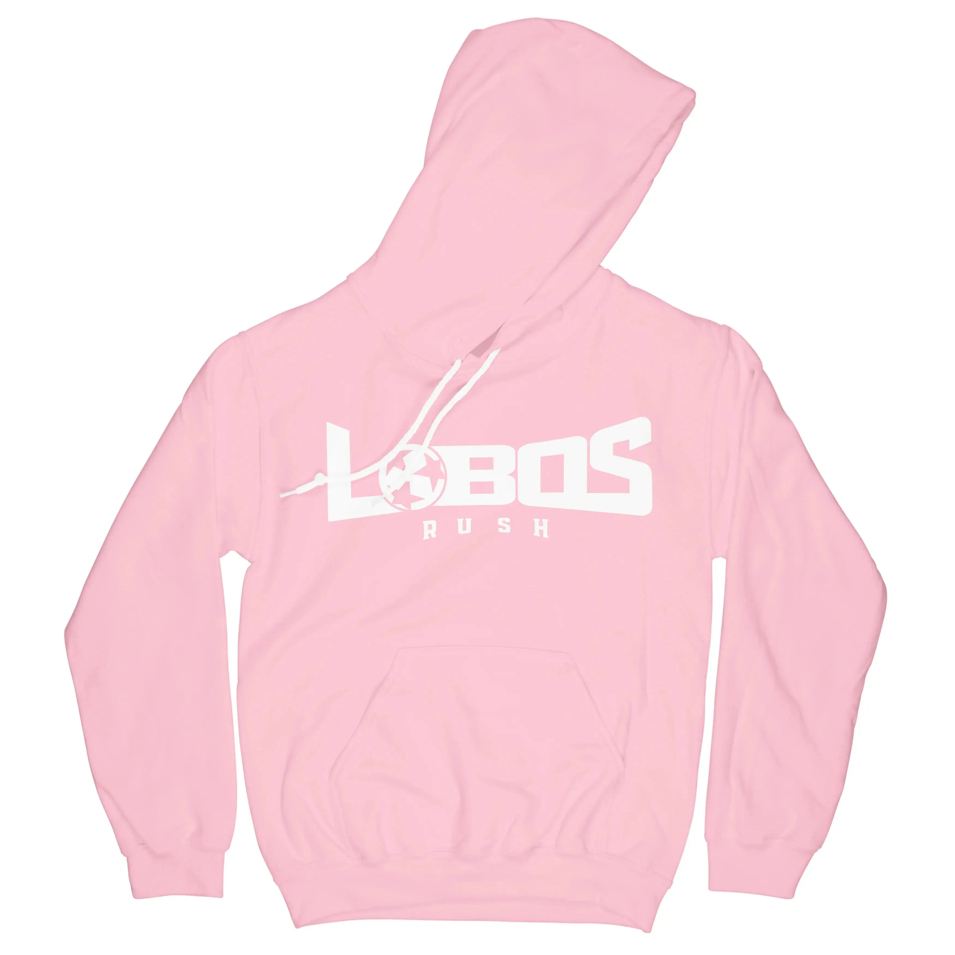 LOBOS RUSH GILDAN HOODIE - WHITE PRINT - 12 COLOR OPTIONS PrinthouseOB
