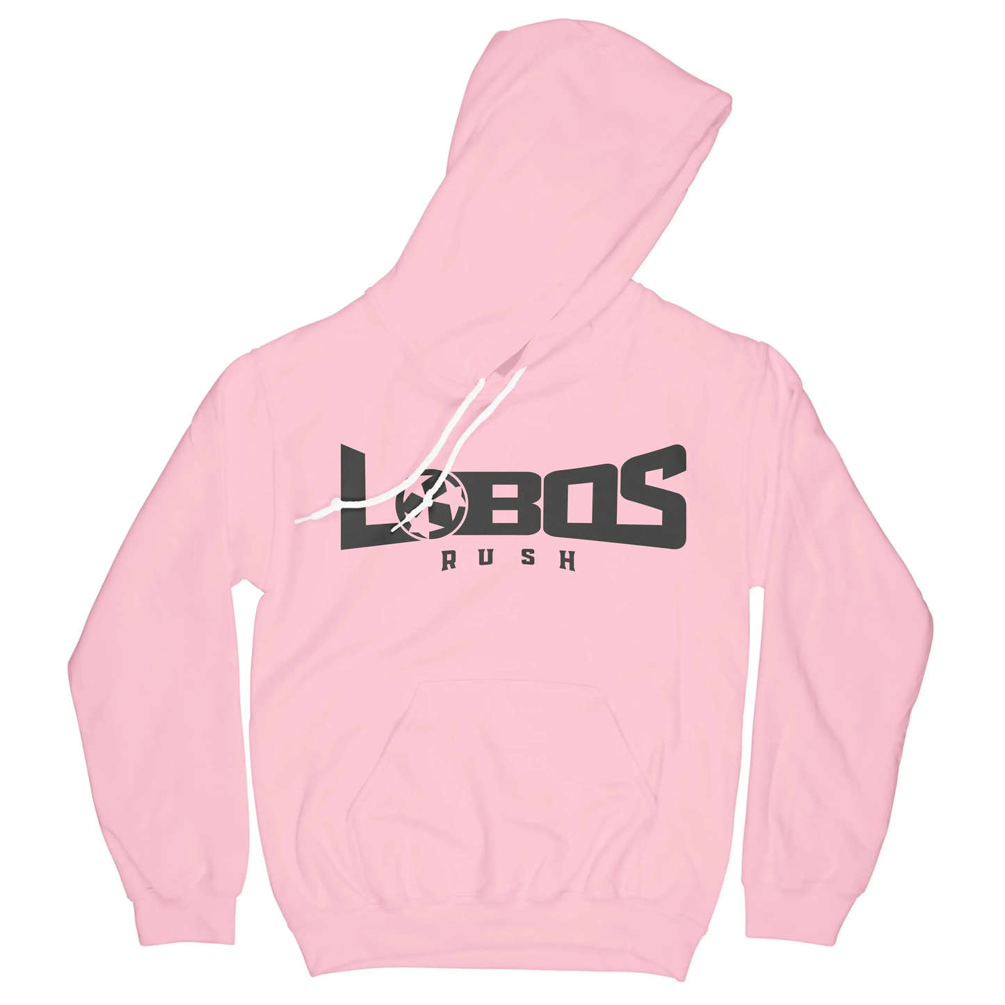 LOBOS RUSH GILDAN HOODIE - BLACK PRINT - 10 COLOR OPTIONS PrinthouseOB