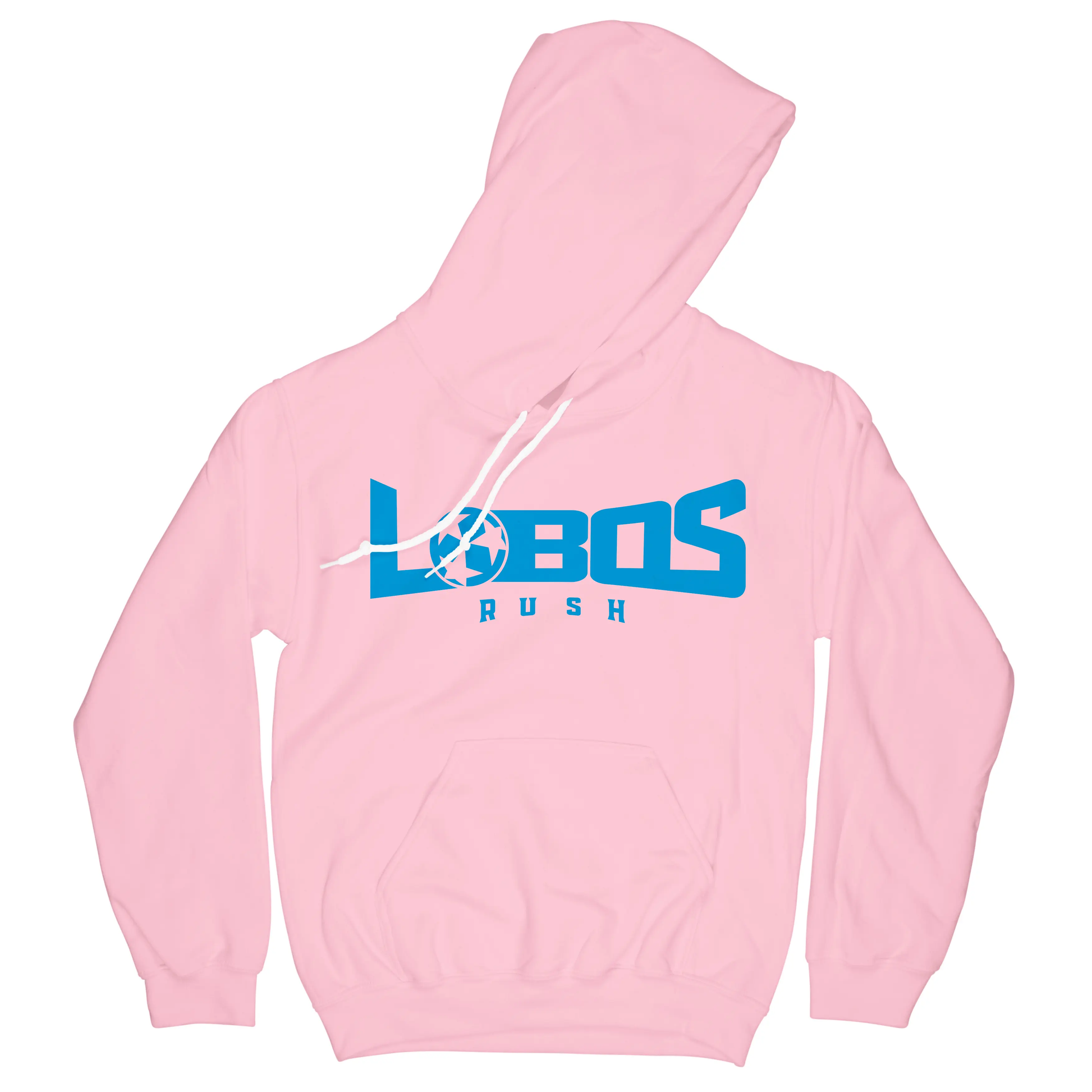 LOBOS RUSH GILDAN HOODIE - RUSH BLUE PRINT - 10 COLOR OPTIONS PrinthouseOB