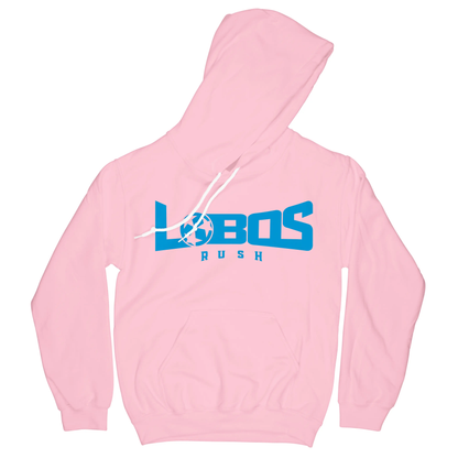 LOBOS RUSH GILDAN HOODIE - RUSH BLUE PRINT - 10 COLOR OPTIONS PrinthouseOB
