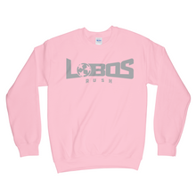 Load image into Gallery viewer, LOBOS RUSH GILDAN CREW NECK SWEATSHIRT - GREY PRINT